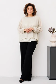 Костюм брючный 3-2734 золото Romanovich style