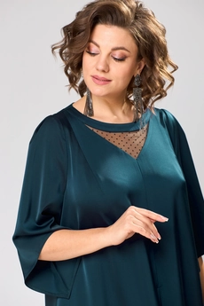 Костюм брючный 3-2749 изумруд Romanovich style