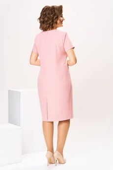 Костюм с платьем 3-2763 розовый Romanovich style