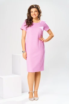 Костюм с платьем 3-2763 ярко-розовый Romanovich style