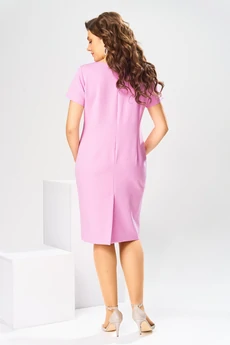 Костюм с платьем 3-2763 ярко-розовый Romanovich style