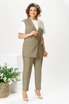 Костюм брючный 3-2773 хаки Romanovich style