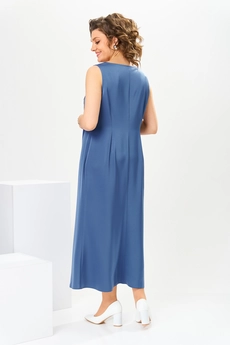 Костюм с платьем 3-2789 деним Romanovich style