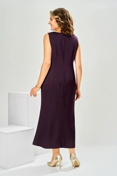 Костюм с платьем 3-2789 баклажан Romanovich style