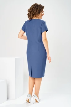 Костюм с платьем 3-2914 джинс Romanovich style