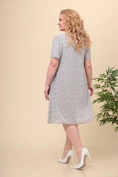 Костюм с платьем 3-2357 мята Romanovich style