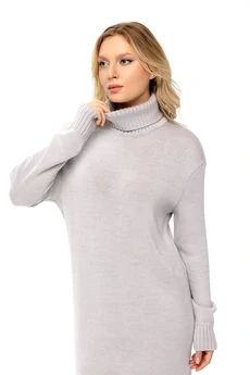 Платье РВ0134-ШЕ5 светло-серый Romgil