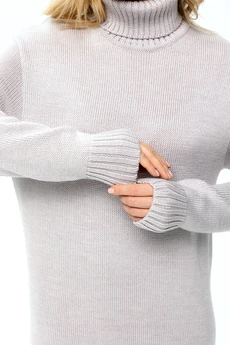 Платье РВ0134-ШЕ5 светло-серый Romgil