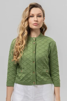 Жакет РВ0162-ХЛ4 зеленая оливка Romgil