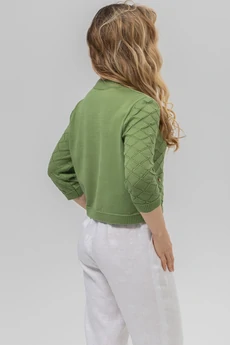 Жакет РВ0162-ХЛ4 зеленая оливка Romgil