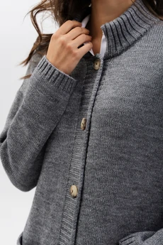 Кардиган РВ0268-ШЕ5 серый Romgil