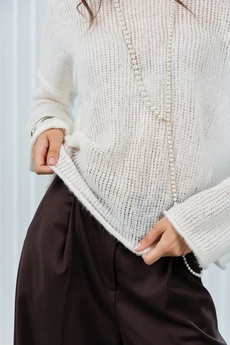 Джемпер РВ0345-АК5 молочный Romgil