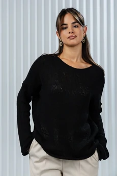 Джемпер РВ0345-АК5 черный Romgil