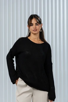 Джемпер РВ0345-АК5 черный Romgil