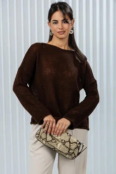 Джемпер РВ0345-АК5 шоколадный Romgil