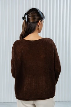 Джемпер РВ0345-АК5 шоколадный Romgil