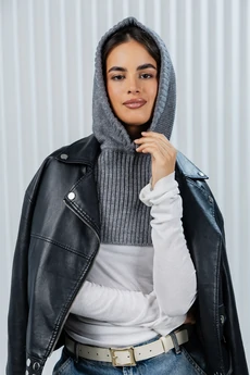 Капор РВ0362-ШЕ5 серый Romgil