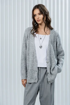 Кардиган РВ0367-АК2 светло-серый Romgil