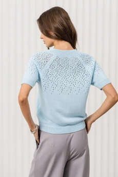 Джемпер РВ0368-ХЛ2 голубой Romgil