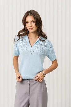 Джемпер РВ0368-ХЛ2 голубой Romgil