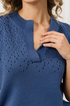 Джемпер РВ0368-ХЛ2 индиго Romgil