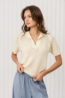 Джемпер РВ0368-ХЛ2 сливочный Romgil