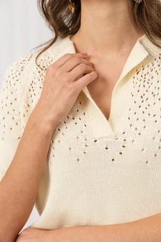 Джемпер РВ0368-ХЛ2 сливочный Romgil