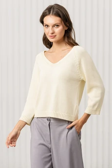 Джемпер РВ0369-ХЛ2 сливочный Romgil