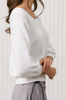 Джемпер РВ0370-ХМ2 белый Romgil