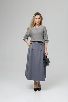 Джемпер РВ0370-ХМ2 серый Romgil