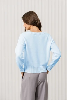 Джемпер РВ0371-ХЛ2 бледно-голубой Romgil