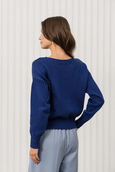 Джемпер РВ0371-ХЛ2 индиго Romgil