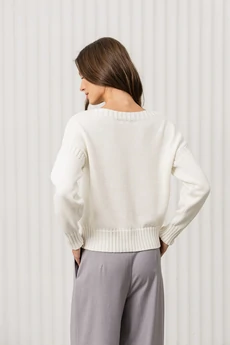 Джемпер РВ0371-ХЛ2 молочный Romgil