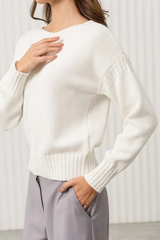 Джемпер РВ0371-ХЛ2 молочный Romgil