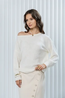 Джемпер РВ0373-АК2 молочный Romgil