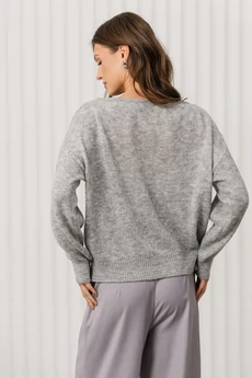Джемпер РВ0373-АК2 светло-серый Romgil