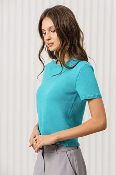 Джемпер РВ0376-ХЛ2 темно-бирюзовый Romgil