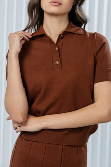 Джемпер РВ0377-ВИ2 шоколадный Romgil