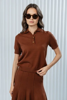 Джемпер РВ0377-ВИ2 шоколадный Romgil