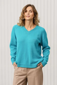 Джемпер РВ0380-ХЛ2 темно-бирюзовый Romgil