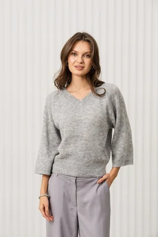 Джемпер РВ0381-АК2 светло-серый Romgil