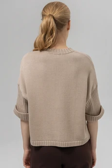 Джемпер РВ0386-ХЛ2 бежевый лайт Romgil