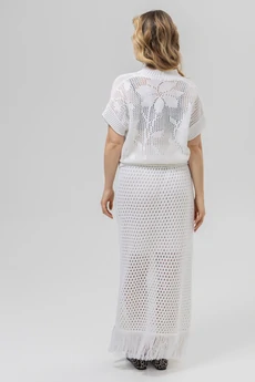 Юбка РВ0389-ХЛ4 белый  Romgil