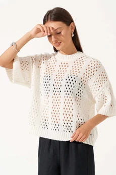 Джемпер РВ0397-АК4 молочный Romgil