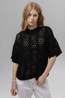 Джемпер РВ0397-АК4 черный Romgil