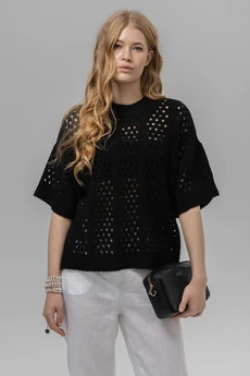 Джемпер РВ0397-АК4 черный Romgil