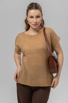 Джемпер РВ0398-АК4 кэмел Romgil