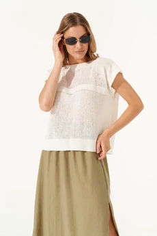 Джемпер РВ0398-АК4 молочный Romgil