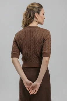 Жакет РВ0402-ВИ4 шоколадный Romgil