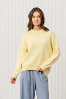Джемпер РВ0406-ХЛ2 светло-желтый Romgil